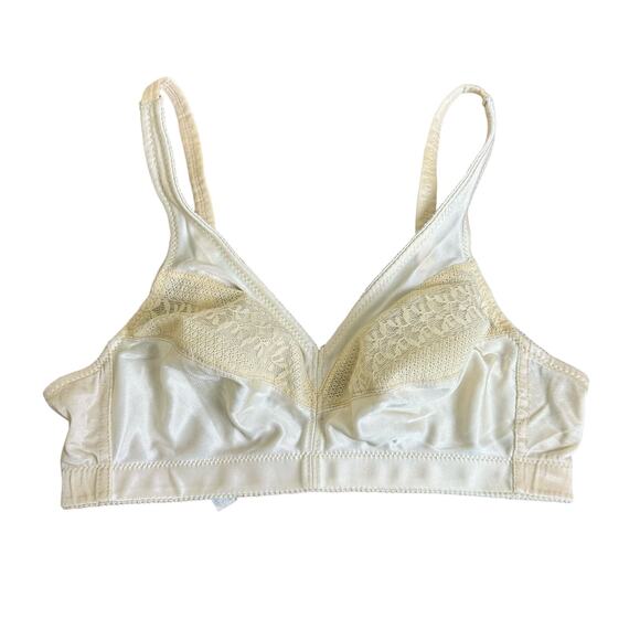 Vintage 1970s Exquisite Form "Ful-ly" with‎ All Around Stretch Bra Ivory 36B - Picture 1 of 5